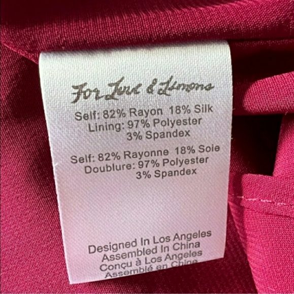 For Love And Lemons Raspberry Velvet Mini Dress | SMALL - Picture 7 of 9